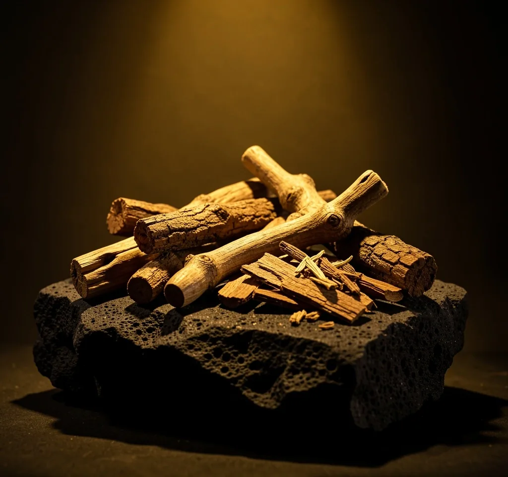 Traditional herbal root extracts for men's strength and vitality